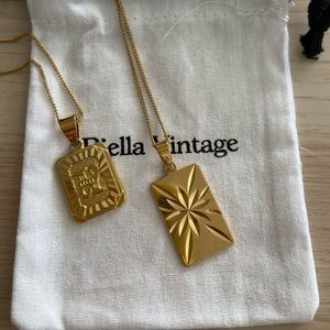 Biella vintage gold necklace